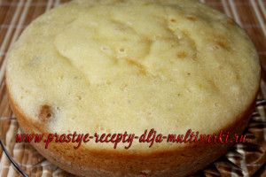 Лимонный пирог в мультиварке