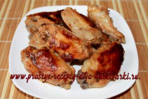 Вкусные куриные крылышки в мультиварке