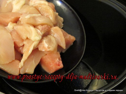 Диетическая курица в мультиварке