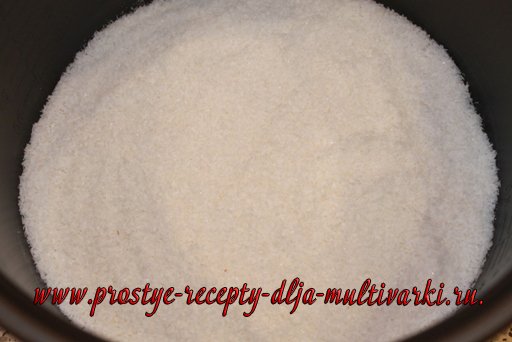 Кокосовый кухен в мультиварке