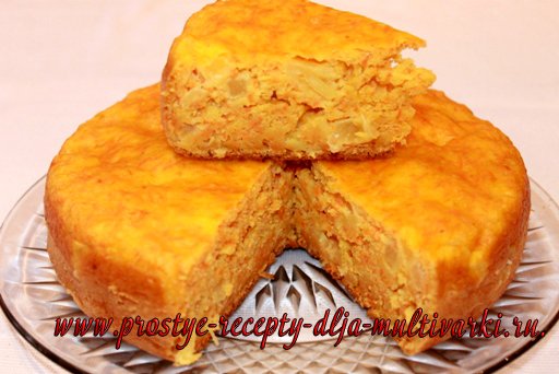 Морковный пирог с ананасами