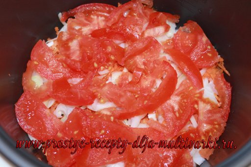 Тушеная курица в мультиварке