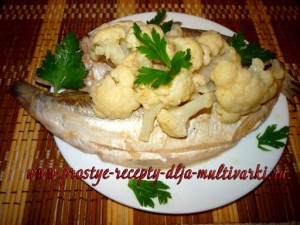 Рыба с цветной капустой в мультиварке — pic 9