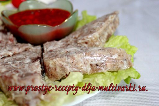 Сальтисон из курицы в мультиварке