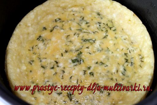 Творожный пирог с сыром в мультиварке 