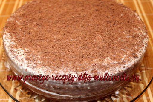 Шоколадный торт с черносливом в мультиварке