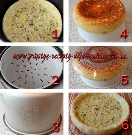 Творожный пирог с сыром в мультиварке 