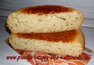 хлеб с сыром, луком и укропом в мультиварке 
