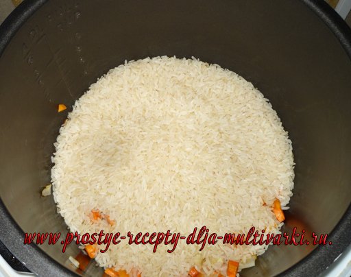 Рис с ребрышками в мультиварке - скороварке