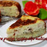 Заливной пирог с курицей в мультиварке