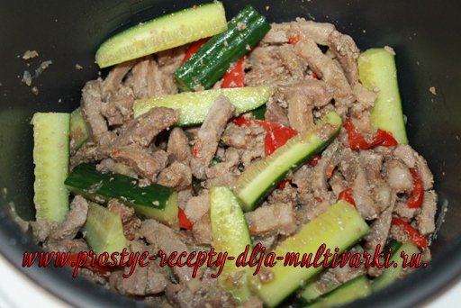 Мясо по-тайски в мультиварке