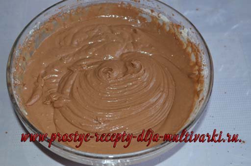 Рецепт шоколадного бисквита в мультиварке