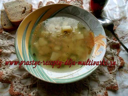 Фасолевый суп в мультиварке